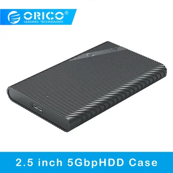 

ORICO 2521U3 5Gbps Hard Drive External Enclosure 2.5 inch HDD SSD Mobile Case Box SATA to USB 3.0 Micro-B Adapter Support 6TB