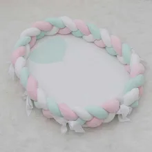 Мультяшная детская кровать, переносная серая, розовая кроватка, детское гнездо, детская колыбель, детская кровать, бампер, бортики в кроватке, декор для новорожденных