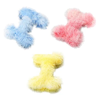 

Dogs Chew Toy Soft Plush Squeaky Bone Design Plush Pet Toy Training Playing Toy Interactive Playing Chew Bite Pet Puppy Toy New
