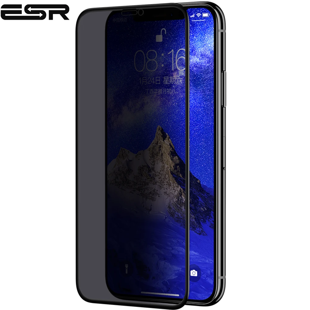 ESR анти-шпионская стеклянная пленка для iPhone 11 Pro 11 11 Pro Max Закаленное стекло Защитная пленка для экрана для iPhone X XS XR XS Max