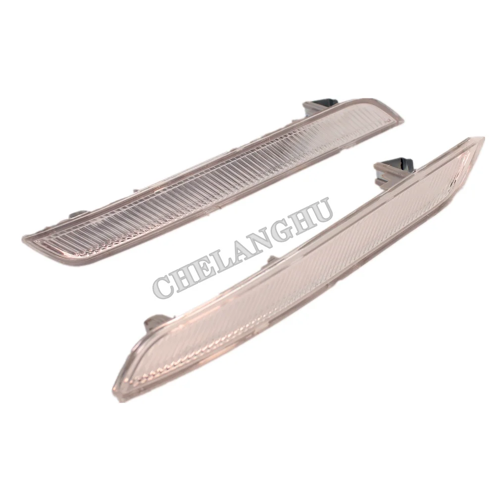 Pair White Front Bumper Side Marker Reflector Light For BMW X5 E70 M 2009 2010 2011 2012 2013 2014