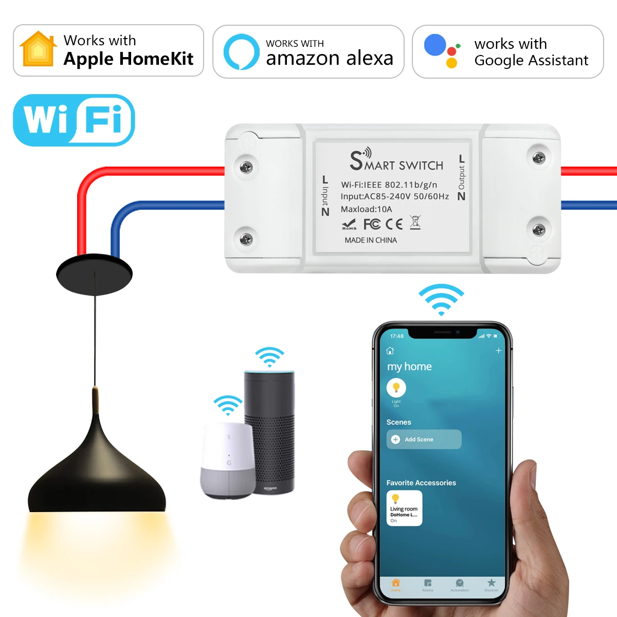 Apple Homekit Accessories Smart Switch Wifi Ios Apple Homekit Relay