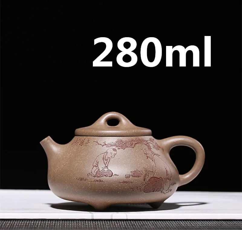 Керамический Чайник Китайский Исин Zisha глина чайный горшок Gongfu Чайный набор ситечко для заварочного чайника 280 мл Новое поступление высокое качество с подарочной коробкой