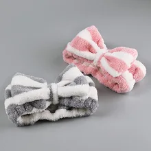 Онлайн знаменитостей, мытье лица, повязка для волос, Южная Корея, маска, нанесение макияжа, мытье лица с милыми лентами для волос, повязка на голову, сердце девушки, Hea