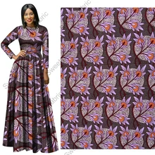 Полиэстер африканская вощеная ткань Листья Флора принты Nederland Pagne голландский высокого качества Холланд для постельные принадлежности шторы Анкара