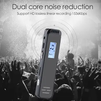 

SK-304 Portable 8GB Digital Voice Recorder MP3 Recording Pen USB Audio Interface HIFI level Non-Destructive Music Format