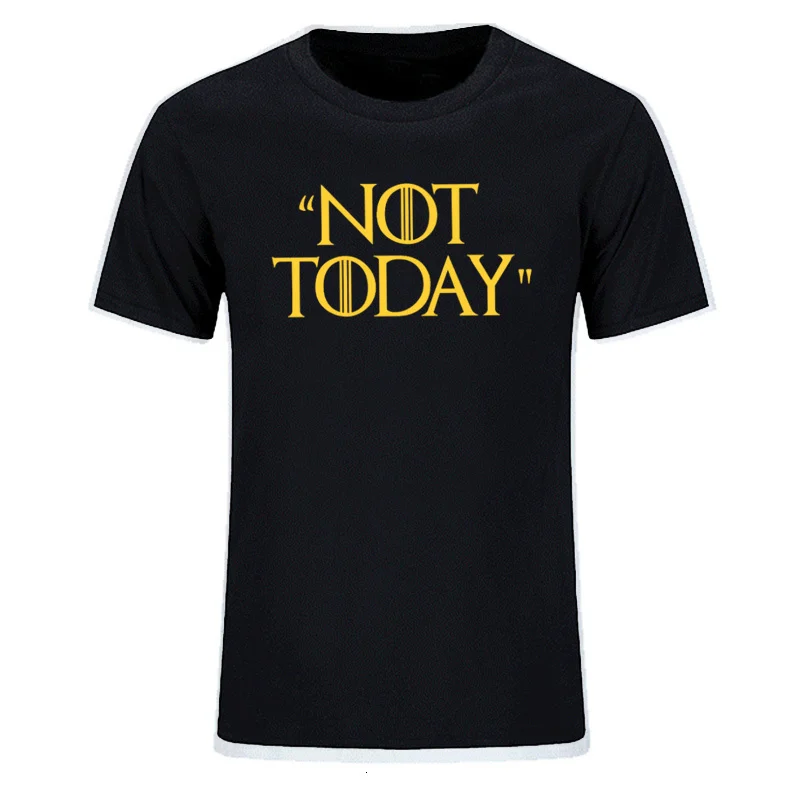 3 Tyburn/Новинка; футболки с надписью «Игра престолов» и надписью «NOT TODAY Arya Stark»; Повседневная футболка; крутая летняя футболка из чесаного хлопка; топы размера плюс - Цвет: 3