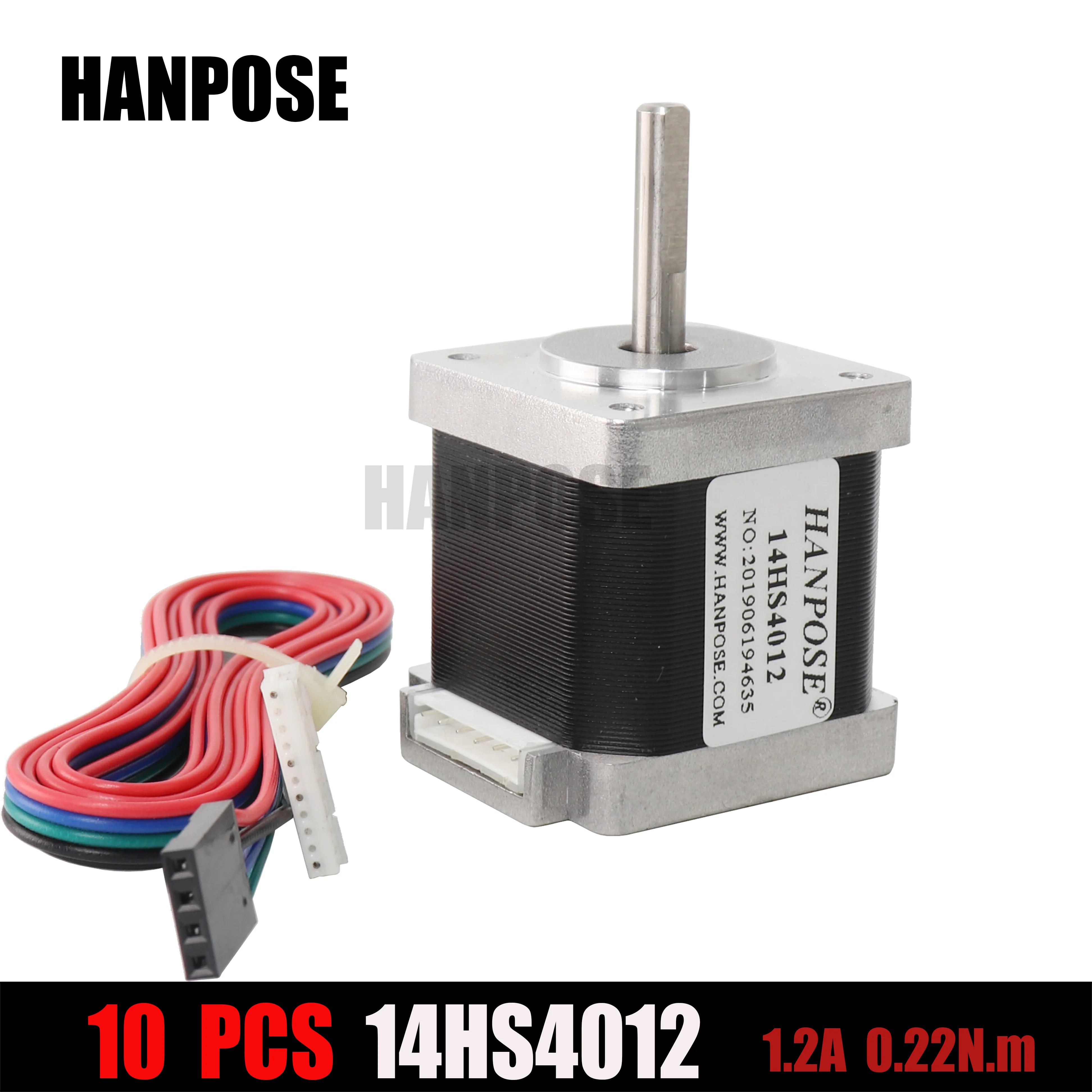 10 шт.(14HS4012) Nema14 шаговый двигатель 35X40 мм 4 свинцовый двигатель Nema14 paso a paso para la impresora DIY 3D CNC XYZ