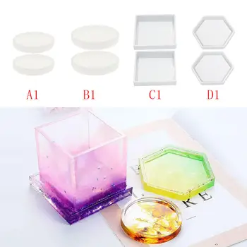 

Coaster Cup Mat Abrasive Tool Mold Round Silicone Mould for DIY Epoxy Resin Casting Silicone Abrasive Tools
