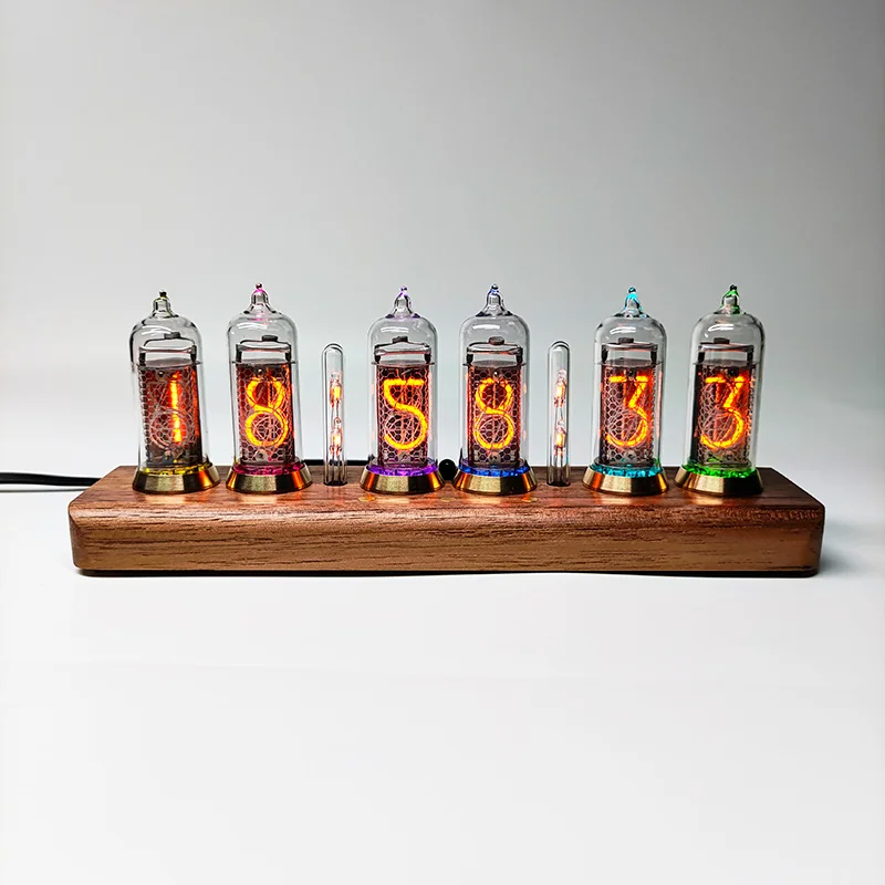 Digital clock nixie tube clock Former Soviet IN 14 glow tube clock Bluetooth control touch button