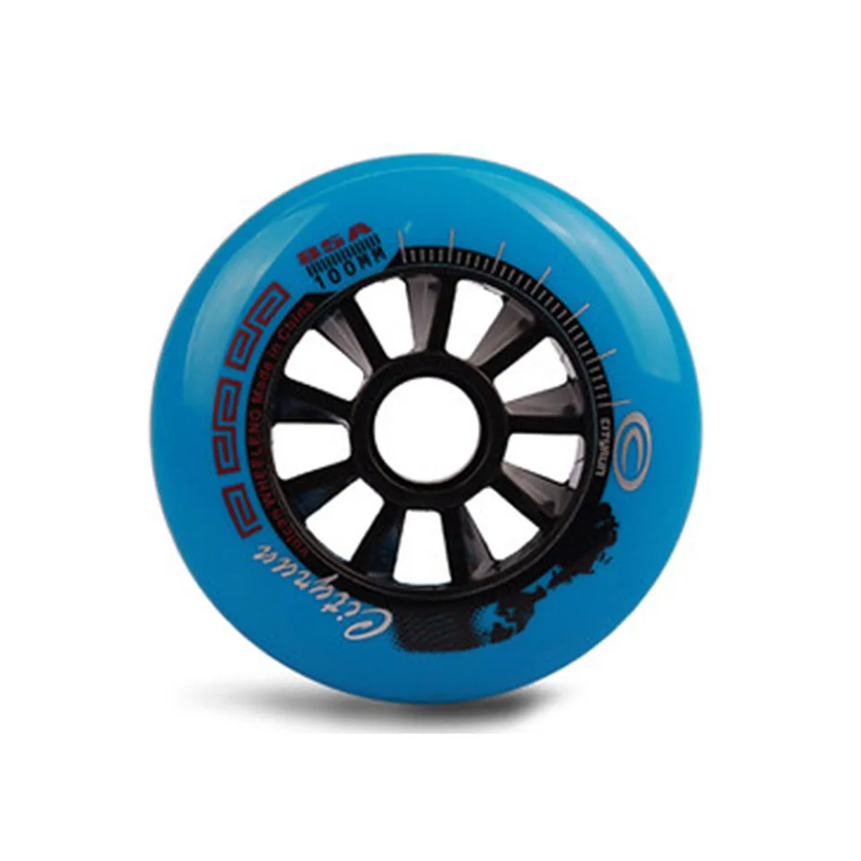 90 100 110mm Cityrun Wheels 85A PU Tires for Inline Speed Skates Indoor Outdoor Asphalt Street Durable Racing Rodas Good