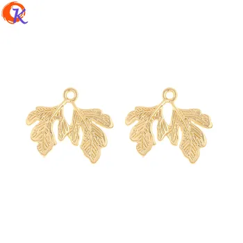 

Cordial Design 100Pcs 18*21mm Jewelry Accessories/Hand Made/Earrings Connectors/Leaf Shape/DIY Jewelry Making/Earring Findings