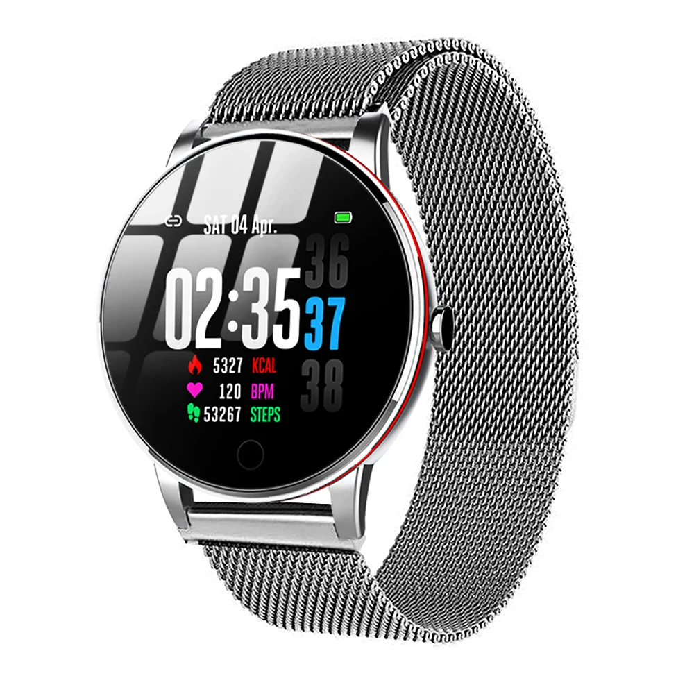 

Y9 Smart Watch Men Dynamic UI Slim Metal Body IP68 Waterproof Heart Rate Monitor Blood Pressure Smartwatch Women for Android OS