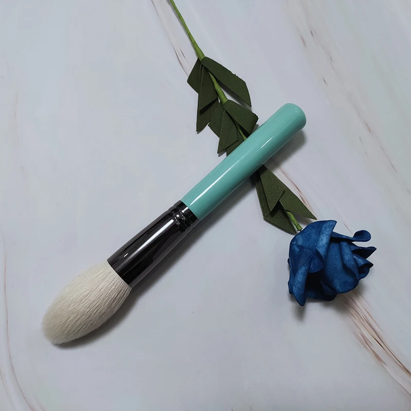 

High quality Copper Tube Makeup Brush 1Pcs Foundation Mixed Blush Brush Brightening Art Paint Pen Multifunctional Makeup