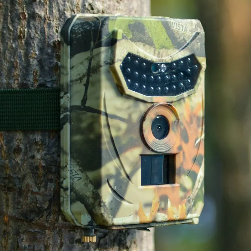 PR-100 Trail camera 12MP 1080P 26 шт. Инфракрасные светодиоды 15 м охотничья камера IP56 Водонепроницаемая 120 градусов угол Дикая камера