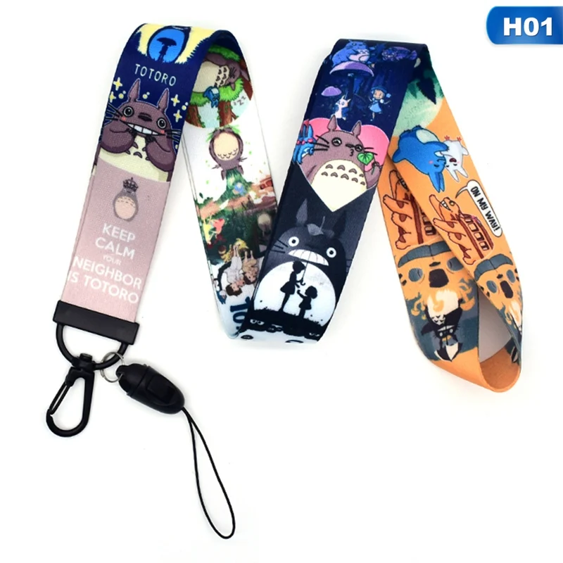 Totoro Makkuro Kurosuke Kiki's Delivery двигающийся замок Howl's шейный ремешок мобильный телефон