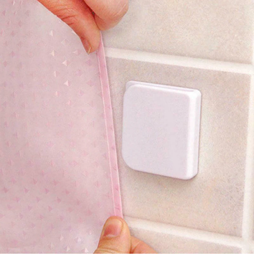 

2pcs Shower Curtain Clips Anti Splash Spill Stop Water Leaking Guard Bathroom High Quality privacy protection Curtain Clips