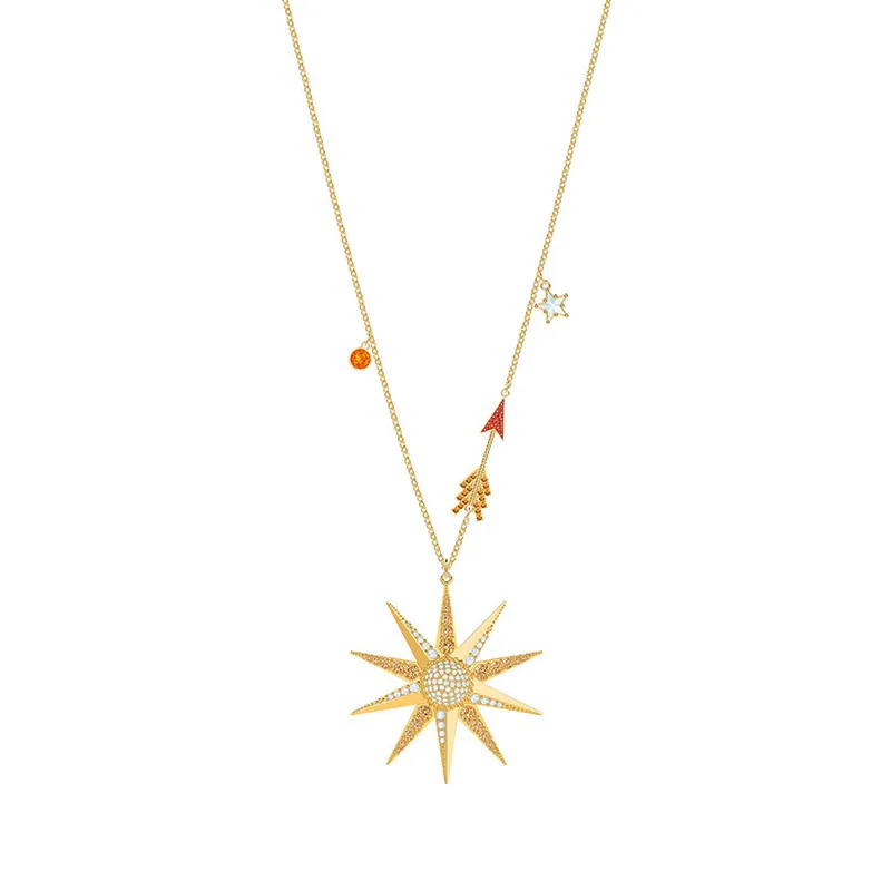 SWA, классический бренд, романтическое кольцо в виде животного, браслет, ожерелье, подходит для девушек, чтобы посетить вечерние ювелирные изделия, подарки оптом - Цвет камня: 5461784