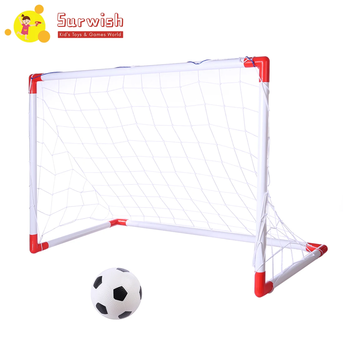 

Portable Folding Goal Kids Football Net Football Door Set Football Gate Toy