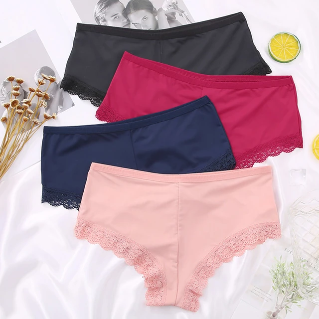 New Lace Women's Panties Low-waist Underwear Women Soft Underpants