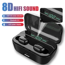 8D Bass TWS беспроводные наушники bluetooth спортивные музыкальные наушники для iPhone samsung гарнитура huawei Honor наушники Xiaomi