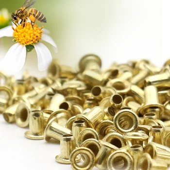 

1100Pcs Hive Copper Plating Eye Beehive Copper Plating Eye Bees Nest Box Threading Hole Bees and Beekeeping Equipment Beekeeper