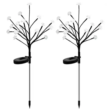 2 Pcs Tuin Suncatchers Energiebesparing Solar Lamp Kersenboom 16 Led Decoratie Tuin Sier Blossom Zonne-verlichting Takken 2 Pcs Tuin Suncatchers Energiebesparing Solar Lamp Kersenboom 16 Led Decoratie Tuin Sier Blossom Zonne-verlichting Takken