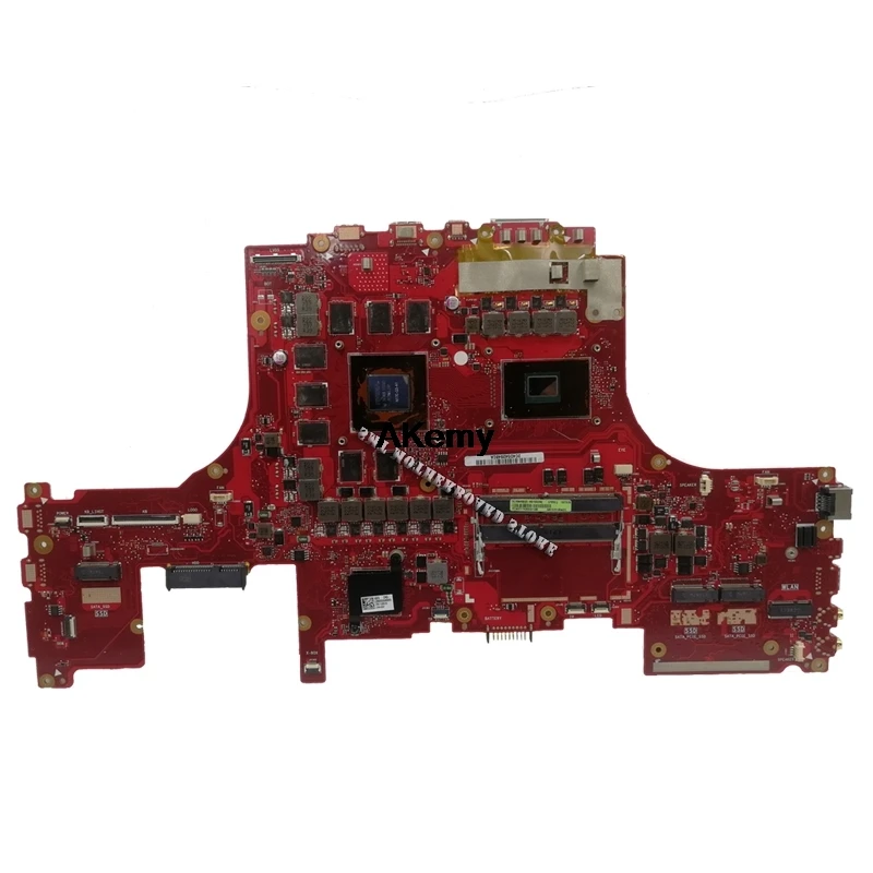 G703VI материнская плата для ноутбука ASUS ROG Chimera G703VI G703 G703VI-XH74K Процессор: I7-7820HK GPU: GTX1080 DDR4 69N12LM12B05 тест