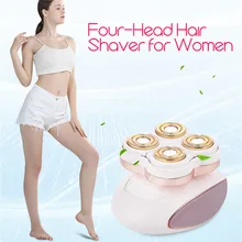 Женский Электрический эпилятор, бритва для женщин, удаление волос, бикини, триммер, безболезненный, перезаряжаемый, для лица, тела, 45
