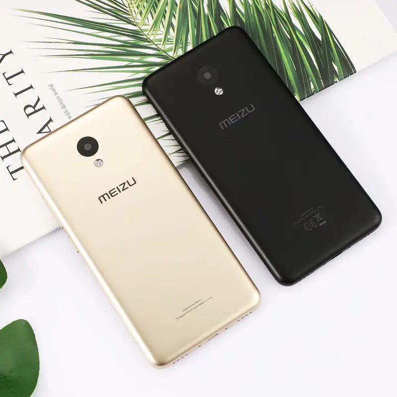 

100% Original Rear Housing Cover For Meizu A5 M5C M710H Meilan Plastic Back Door Battery Case + Buttons Camera Glass