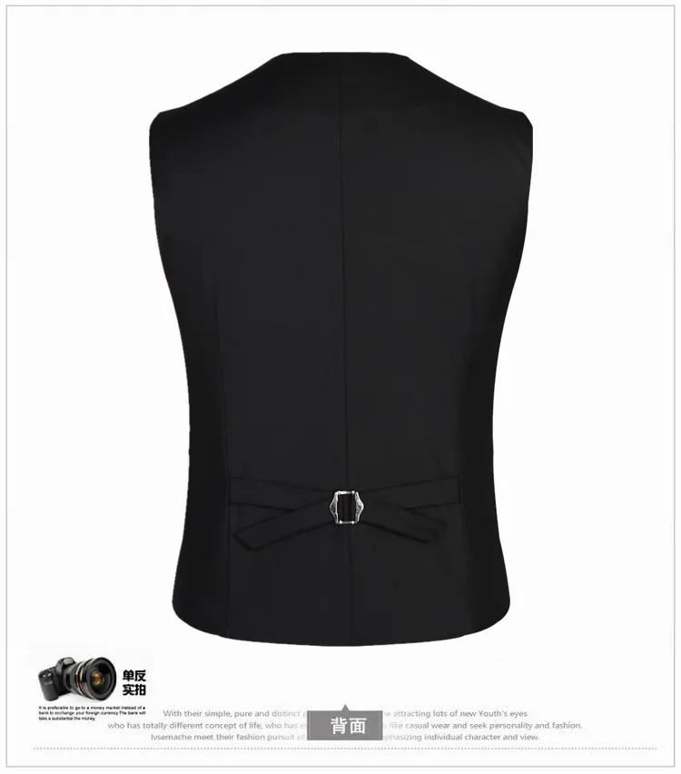 Spring And Autumn Korean-style Slim Fit MEN'S Suit Vest Casual Business Waistcoat