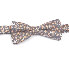 Разноцветный модный узорный галстук-бабочка с узорами, предварительно завязанный Галстук-бабочка s