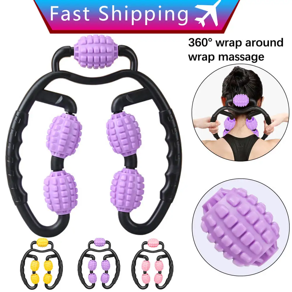

Muscle Roller U Shape Trigger Point Massage Muscle Tissue Relieve Fitness Soreness Relaxation Calves Leg Arm Elbow Massager Tool