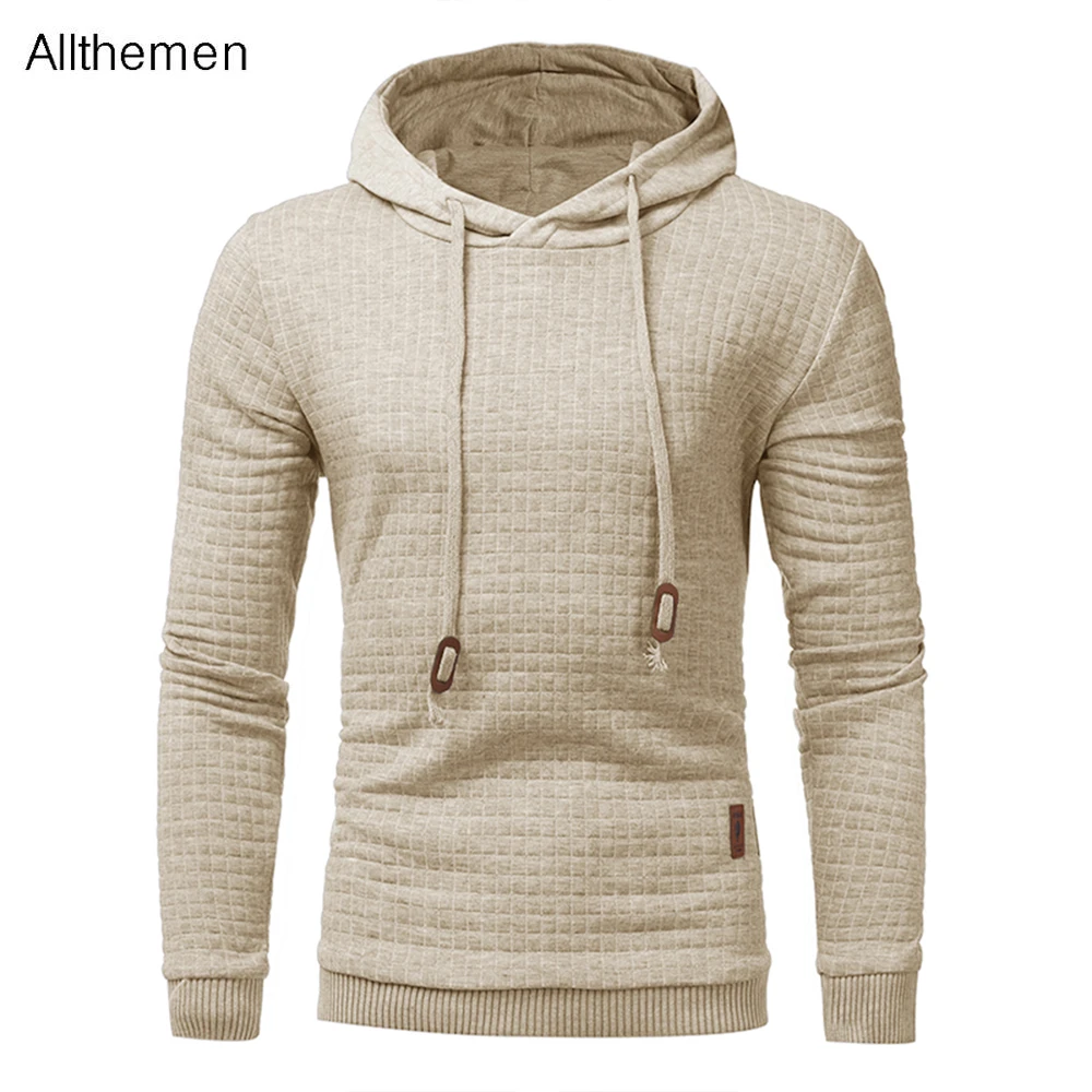 

Allthemen Pullover Hoodie Men Hoodies All-Match Sports Male Outwear Hood Korean Style Streetwear Casual Fleece Autumn Jacket
