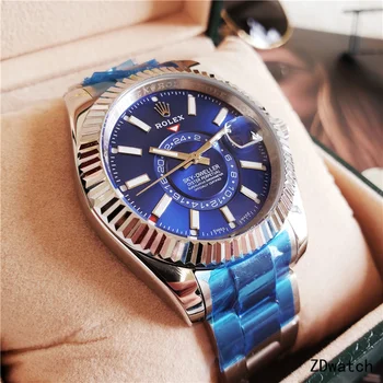 

2020 New Rolex-Oyster Perpetual Stainless Steel with Calendar Simple Mechanical Watch Women's and Men's Casual Watch Gifts24