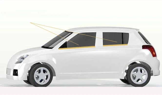 Подлинный OEM Автомобильный оконный уплотнитель Уплотнители для Suzuki SX4