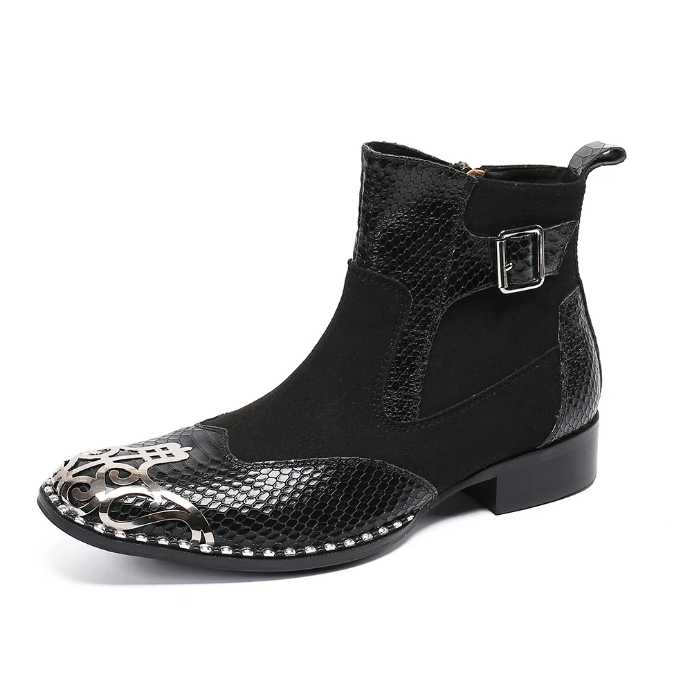 

High quality men's leather boots, men's regular autumn ankles, men's basic leather boots, men's fashionable leather boots