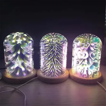 

USB Charging LED Colorful 3D Magical Stars Light toy Creative Birthday Gifts Light gift home planetarium lava lamp FDH