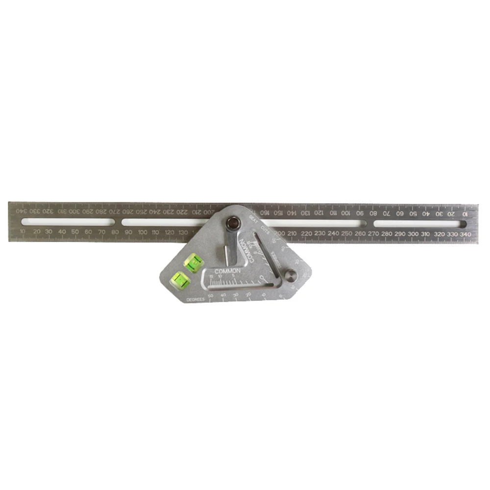 

Angle Ruler Multi-function Revolutionary Carpentry Ruler Woodworking Measuring Tool Aluminum Alloy Measuring Square Ruler