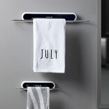 

Wall Foldable Towel Racks Multifunction Shelves For Bathroom Kitchen Multifunction Towel Holder Bathroom Accessories Organizer