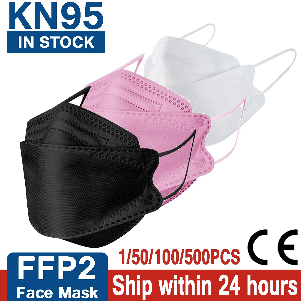 Mascarilla FFP2 KN95 para adultos, máscara protectora con filtro, ffp2, antipolvo, FFP2