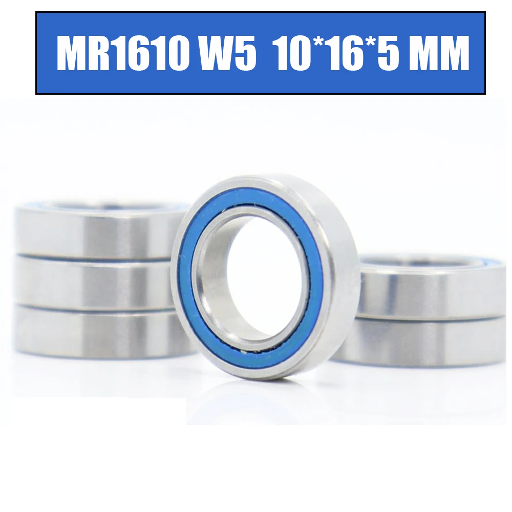 Mr1610 W5 2Rs Cuscinetti Blu Sigillato 10X16X5Mm, 6 Pcs Abec-3 Mr1610-W5 Rs Cuscinetto A Sfere 6700-16-5 Parti Per Hobby Rc Auto Camion