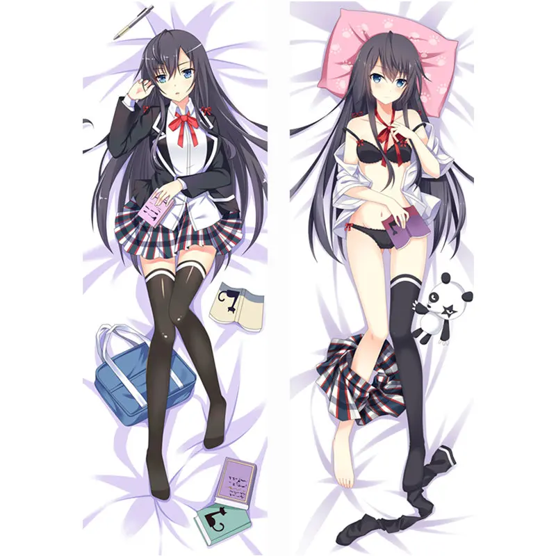 Аниме Yahari Ore no Seishun Love Come wa Machigatteiru наволочка для подушки сексуальная девушка 3D