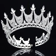 Свадебная Тиара для невесты в стиле барокко, короны для королевы