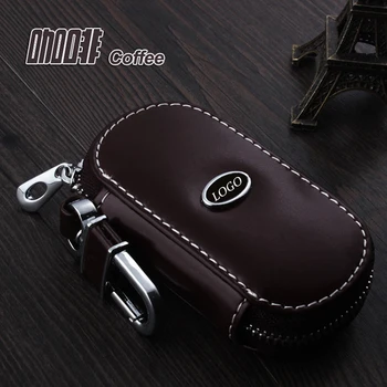 

2019 Fashion Car Genuine Leather Key Case cover KeyChain for HYUNDAI Elantra Avante MISTRA Tucson IX35 IX25 sonata 8 9 VERNA
