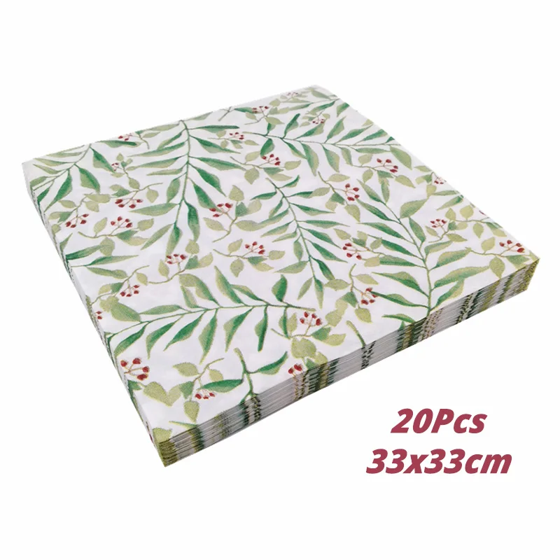 20pcs napkin 1 комплект светодиодный светильник «Фламинго», вечерние одноразовые столовые приборы «Фламинго», для дня рождения, свадьбы, украшения, Гавайские вечерние принадлежности - Цвет: 20pcs napkin