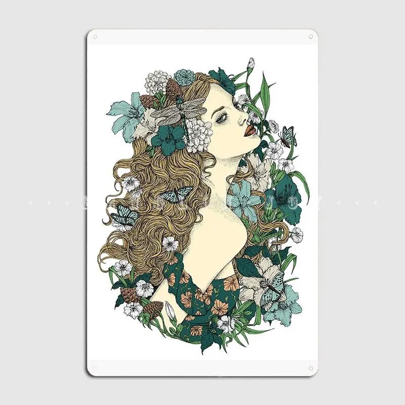 

Scent Of Spring Metal Sign Wall Pub Bar Cave Designing Poster Tin Sign Poster