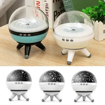 

Rotating Night Light Lamp Projection Projection Lamp Romantic Creative 15*15*17cm Star Moon Ocean World Children Kids