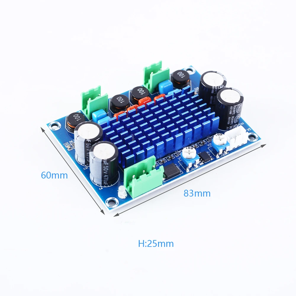 DC 9V 12V 24V TPA3116D2 модуль усилителя 2*120W двухканальный стерео выход