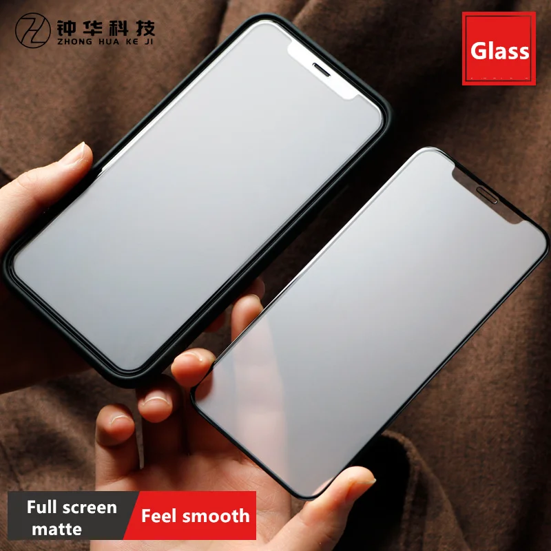 1 3Pcs AG Matte Glass For Iphone 12 11 Pro Xs Max Screen Protector Protective Tempered iphone 12